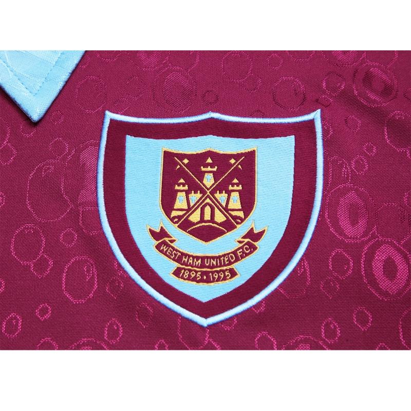 1995-1997 West Ham Home Long Sleeve  - Retro Jersey