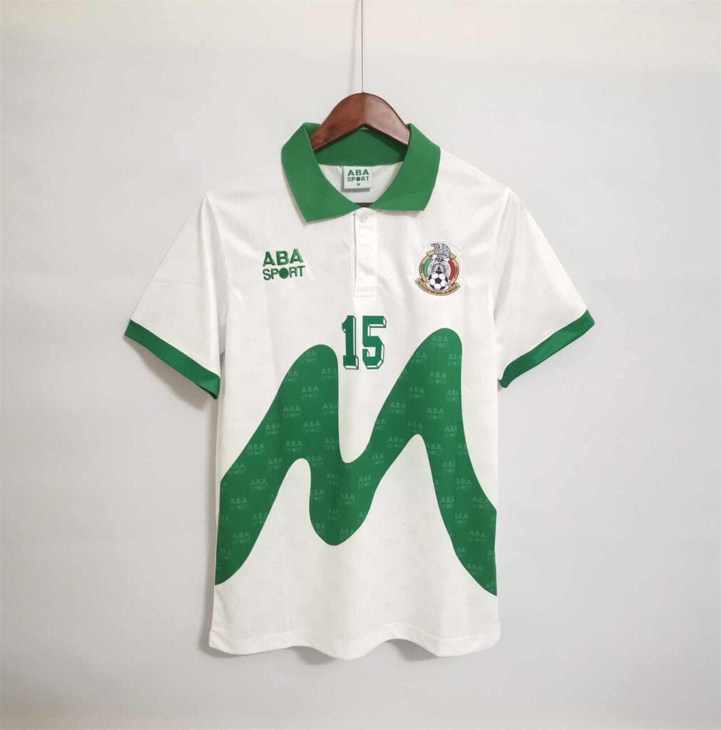 1995 Mexico Away - ESPINOZA 15 Print - Retro Jersey