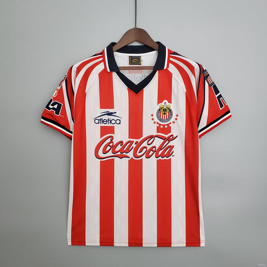 1998 - 1999 Chivas Guadalajara Home  - Retro Jersey