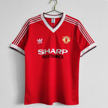 1983 Manchester United Home - Retro Jersey