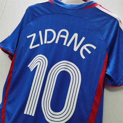 2006 France Home - ZIDANE 10 Print - Retro Jersey