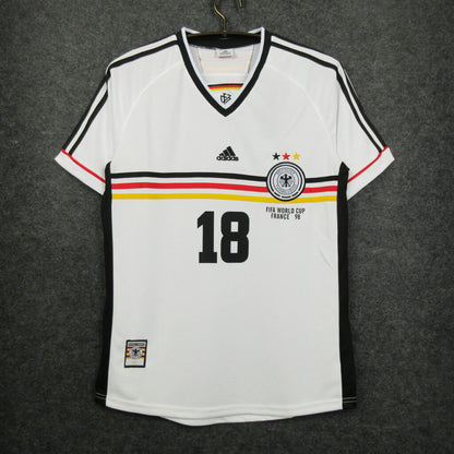 1998 Germany Home - KLINSMANN 18 Print - Retro Jersey