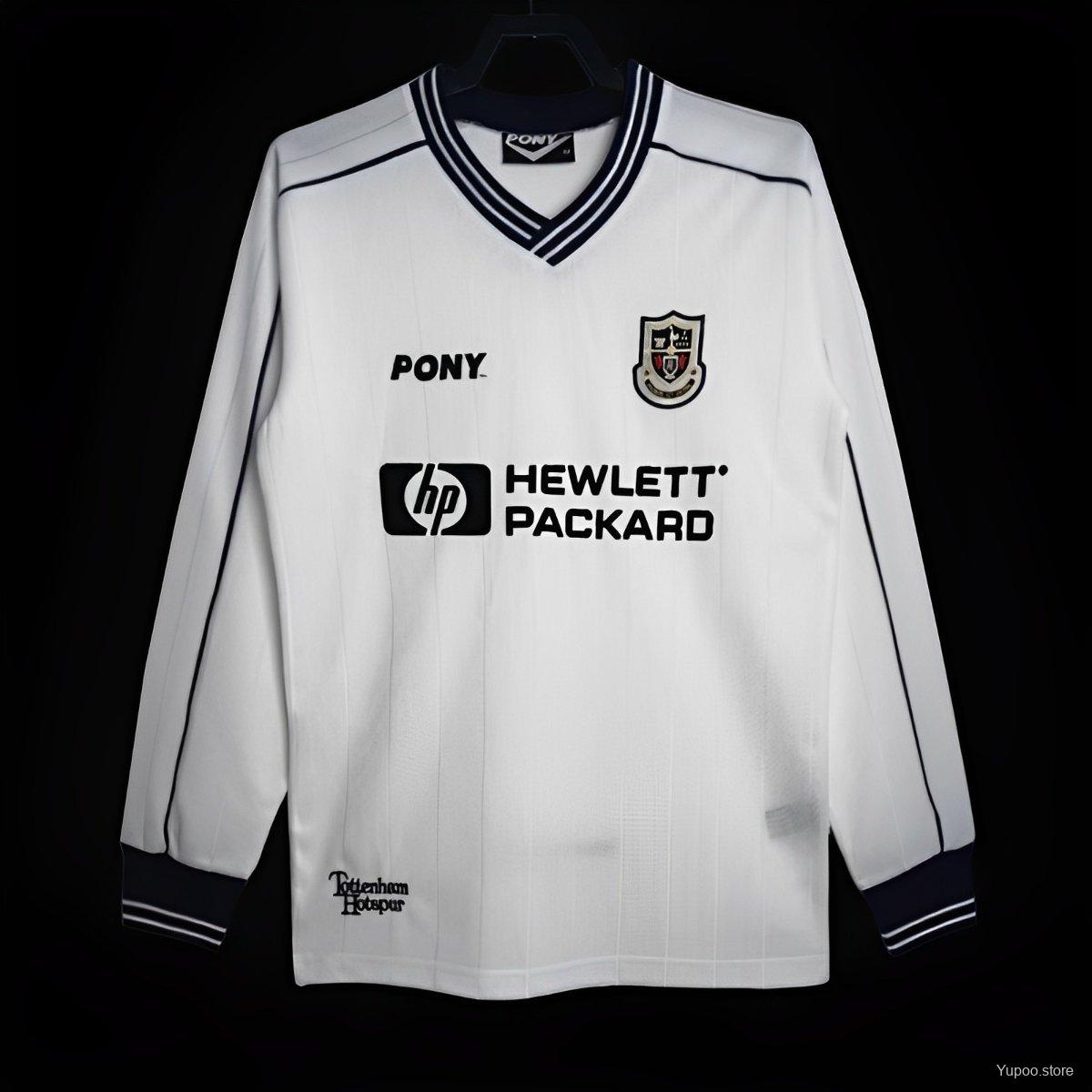 1997 - 1999 Tottenham Home - Long Sleeve - Retro Jersey