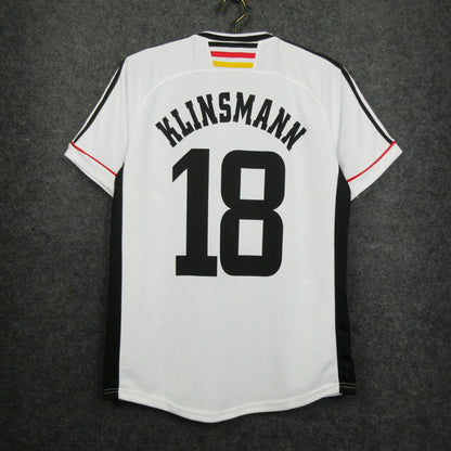 1998 Germany Home - KLINSMANN 18 Print - Retro Jersey