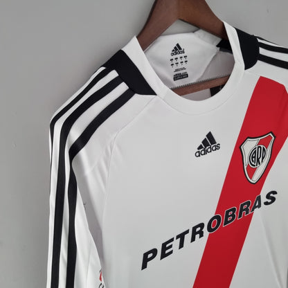 2009 - 2010 River Plate Home - Long Sleeve - Retro Jersey