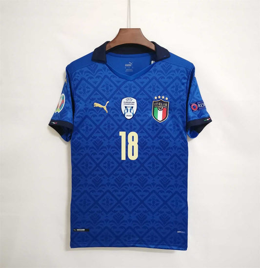 2020 Italy Home - Euro Winners- BARELLA 18 - Retro Jersey