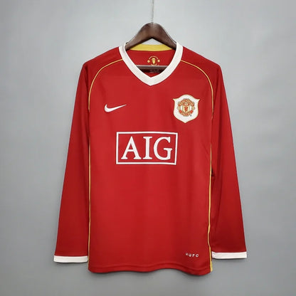 2006 - 2007 Manchester United Home - RONALDO 7 - Long Sleeve - Retro Jersey