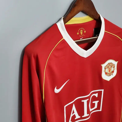 2006 - 2007 Manchester United Home - RONALDO 7 - Long Sleeve - Retro Jersey