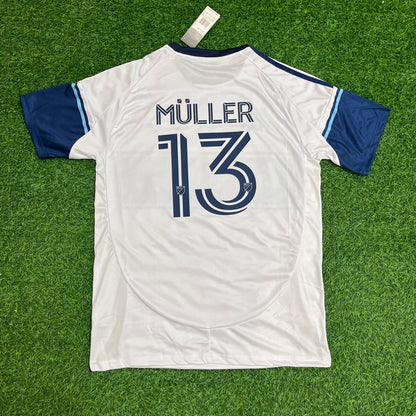 2025 2026 Vancouver Whitecaps Jersey Muller 13 Print