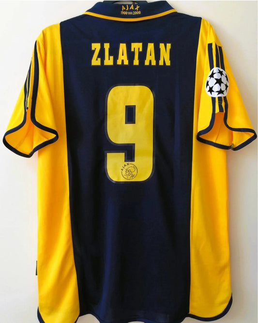 2000 - 2001 Ajax Away - Zlatan 9 Print - Retro Jersey