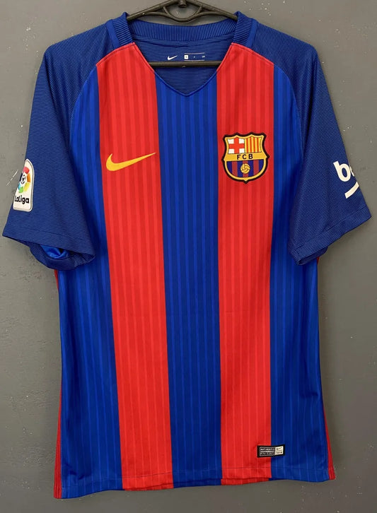 2016 - 2017 Barcelona Home Retro Jersey - Messi 10 Print