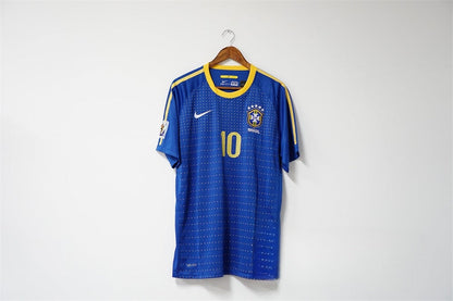 2010 Brazil Away - KAKA 10 Print - Retro Jersey