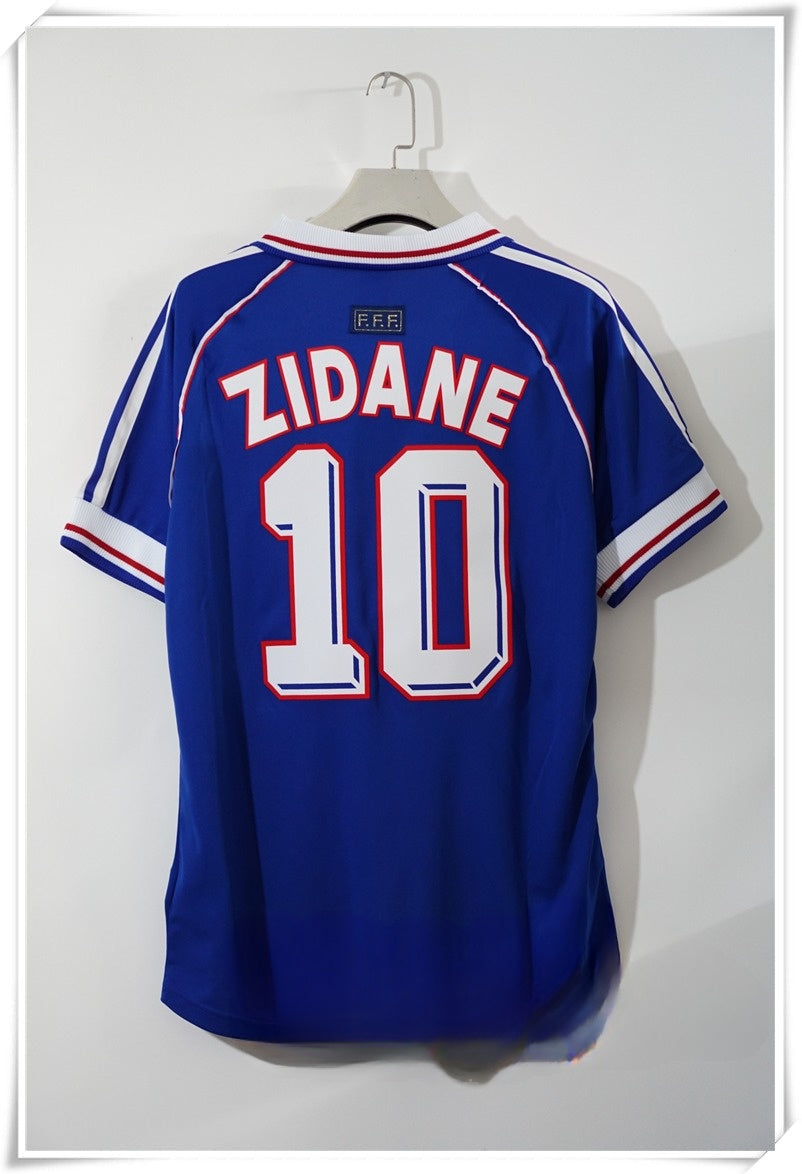 1998 France Home -ZIDANE 10 Print - Retro Jersey