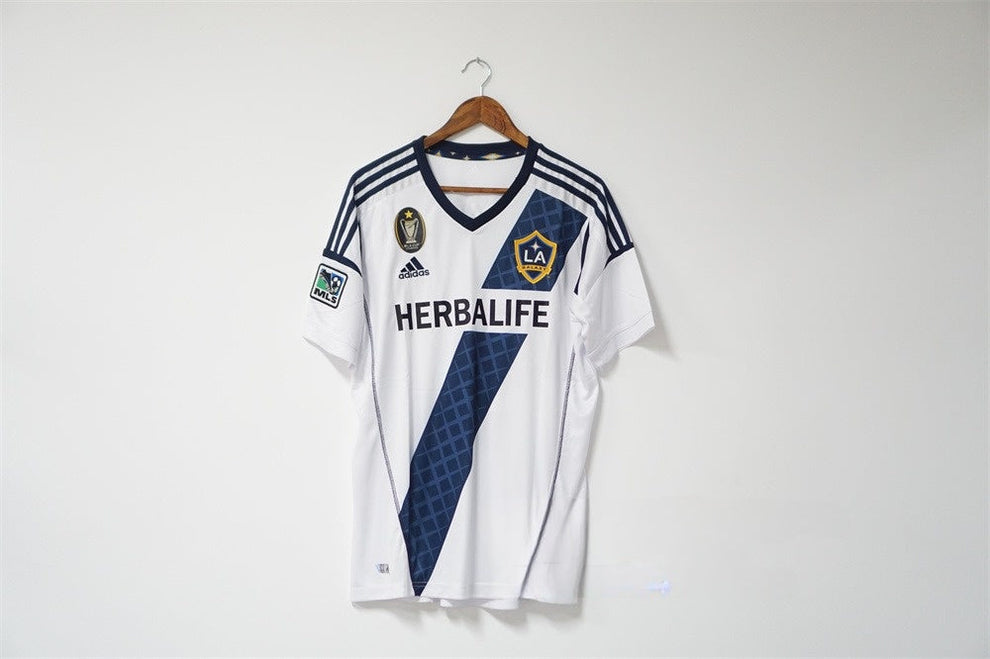 2012 LA Galaxy Home - BECKHAM 23 Print - Retro Jersey