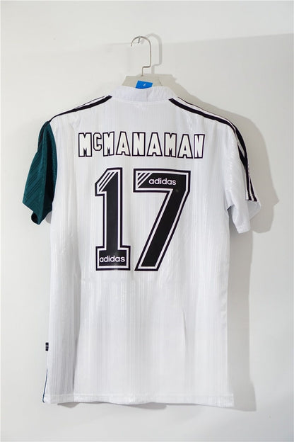 1996 Liverpool Away - MC MANAMAN 17 Print - Retro Jersey